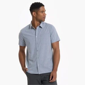 NWT Vuori Short Sleeve Bridge Button Down